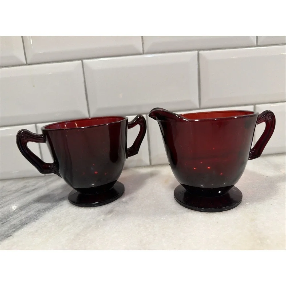Anchor Hocking ROYAL‎ RUBY Red 3 1/4